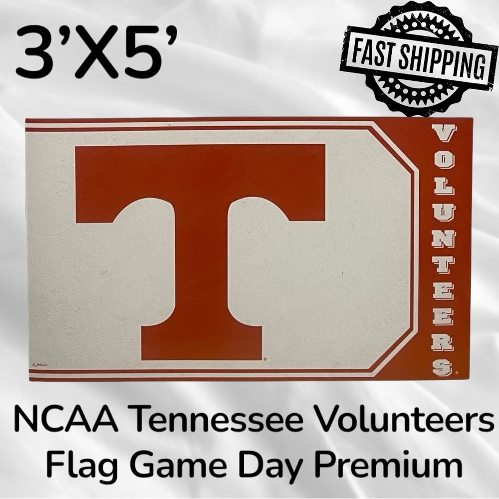 Tennessee Volunteers 3’ X 5’ Game Day Outfitters Premium Flag NCAA NEW FAST SHIP